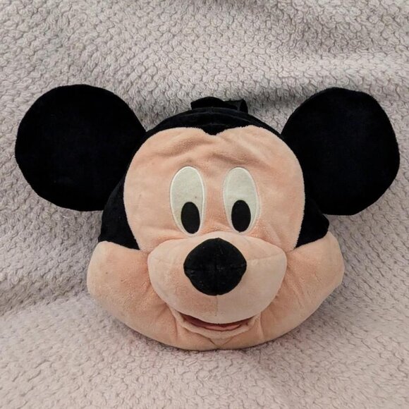 Vintage Disney Mickey Mouse Plush Backpack - Picture 1 of 7